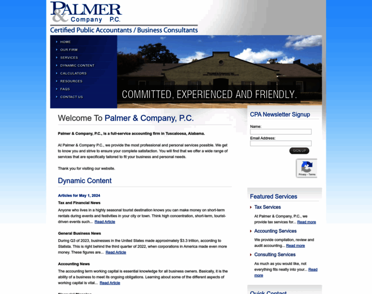 Palmercompanypc.com thumbnail