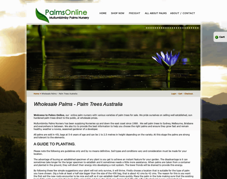 Palmsonline.com.au thumbnail