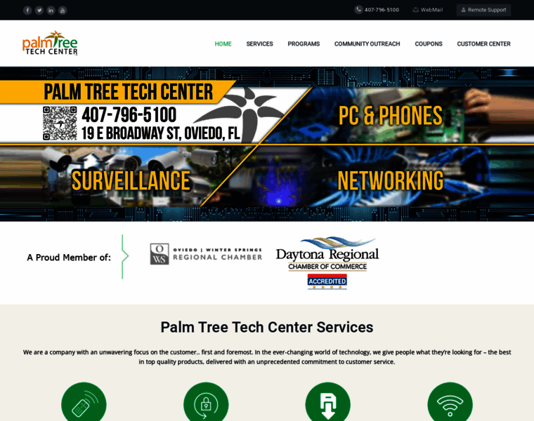 Palmtreetechcenter.com thumbnail