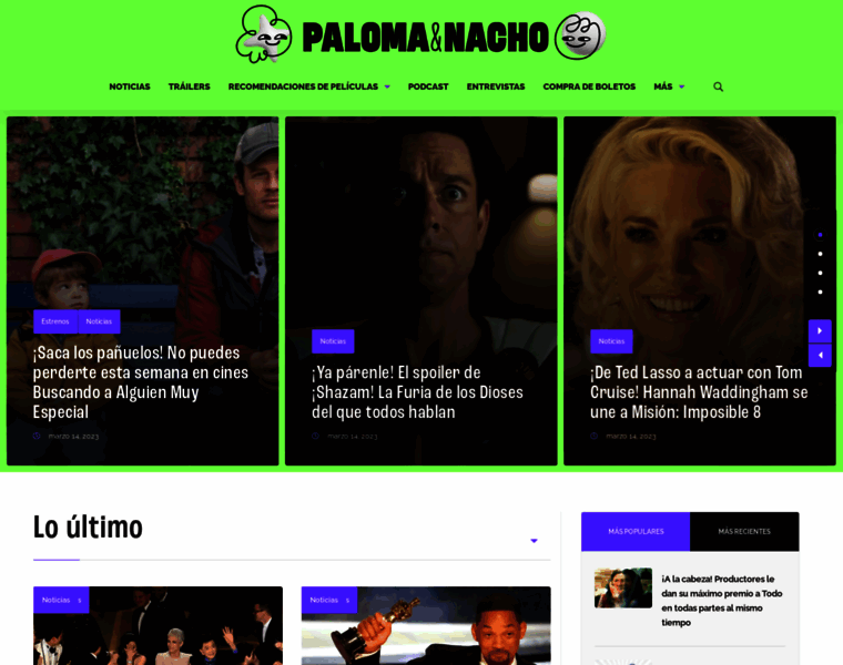 Palomaynacho.com thumbnail