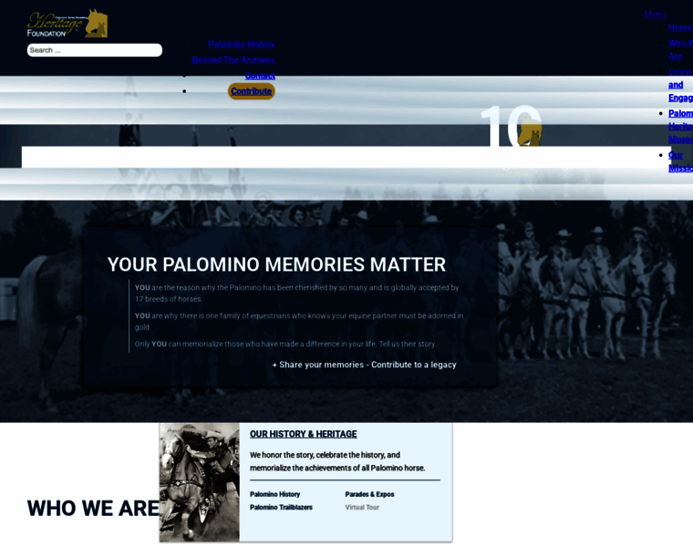 Palominoheritage.com thumbnail