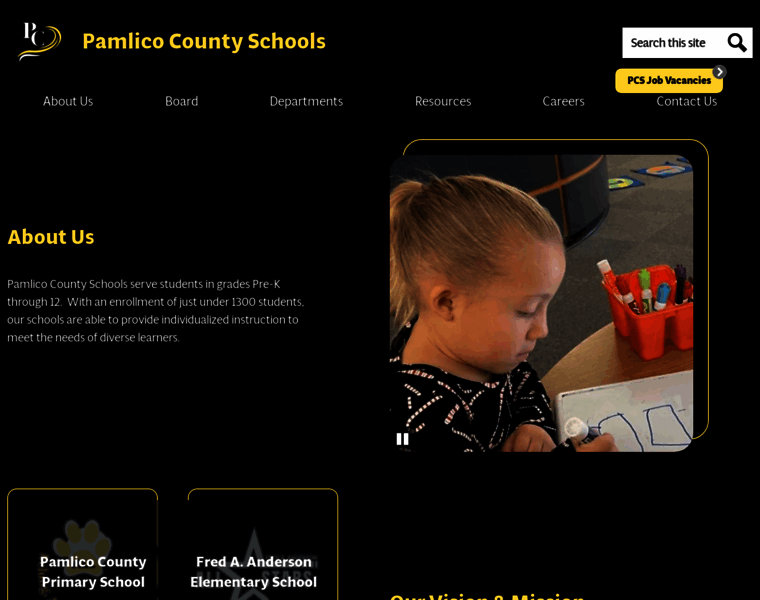 Pamlicoschools.org thumbnail