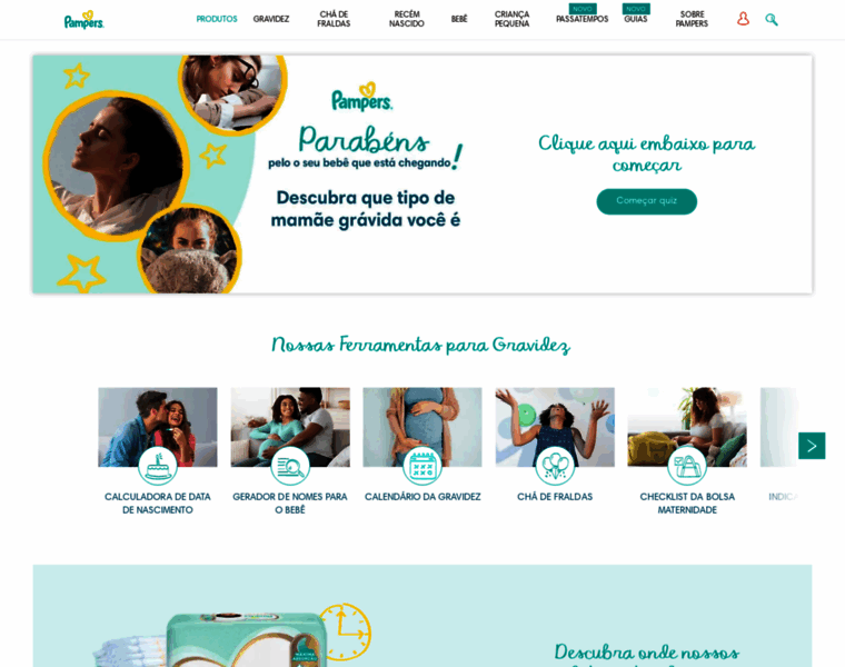 Pampers.com.br thumbnail