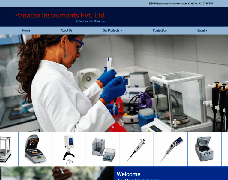 Panaceainstruments.com thumbnail