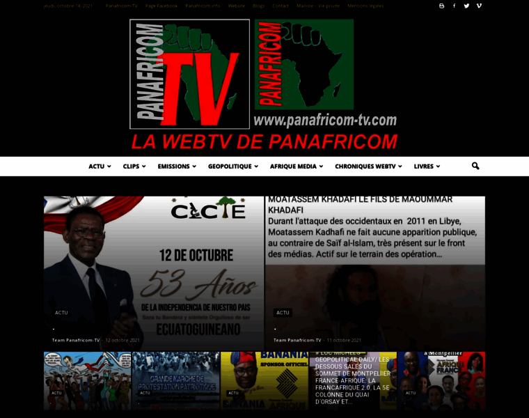 Panafricom-tv.com thumbnail