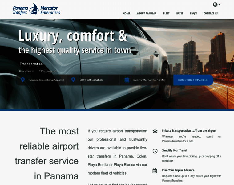 Panamatransfers.com thumbnail