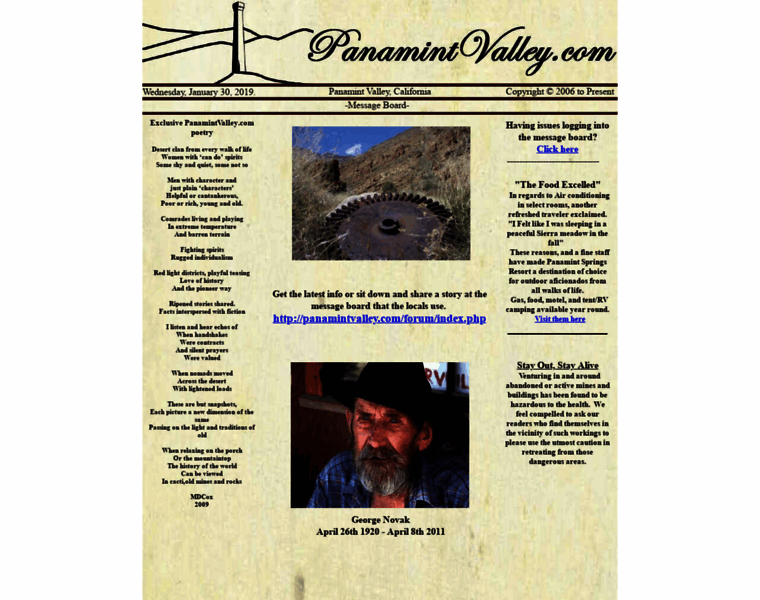 Panamintvalley.com thumbnail