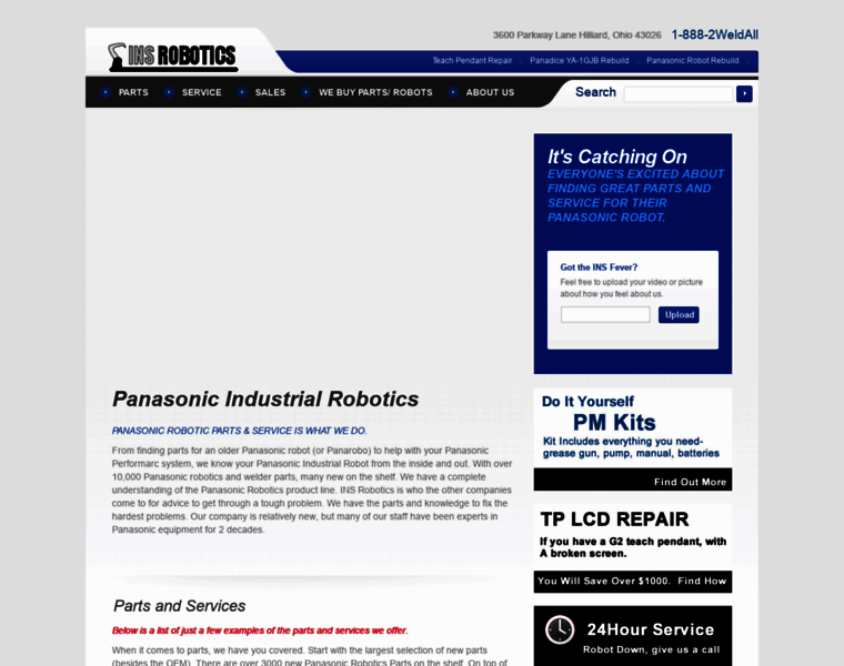 Panasonic-robot-parts.com thumbnail