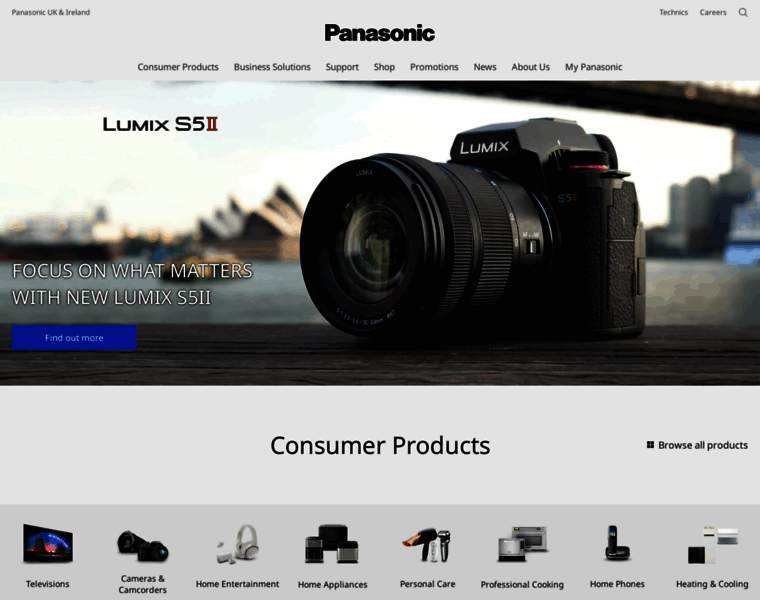 Panasonic.co.uk thumbnail