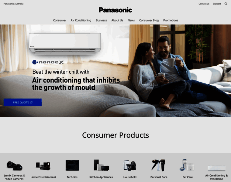 Panasonic.com.au thumbnail