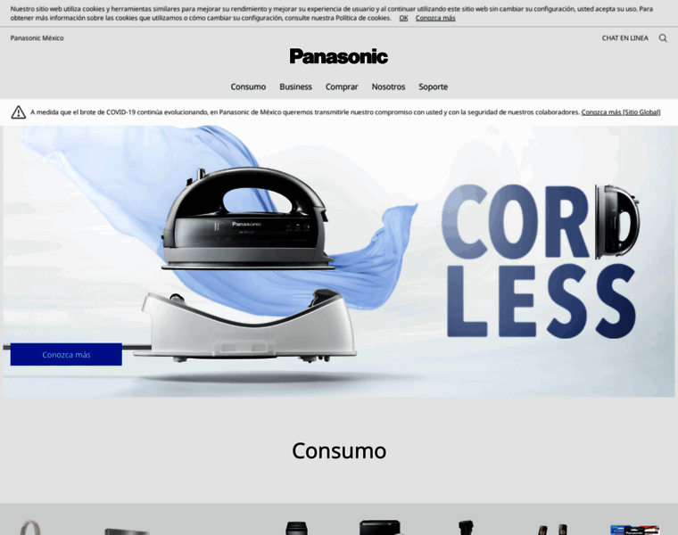 Panasonic.com.mx thumbnail