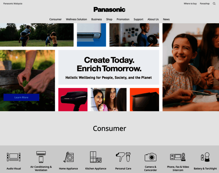 Panasonic.com.my thumbnail