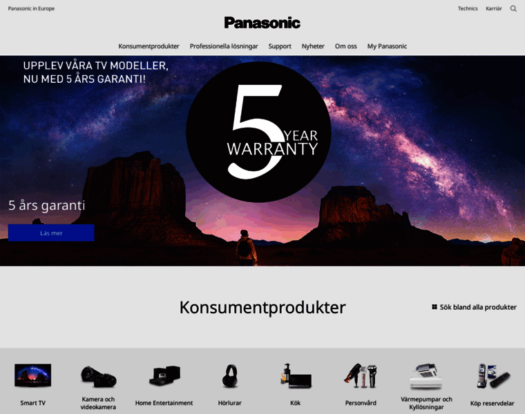 Panasonic.se thumbnail