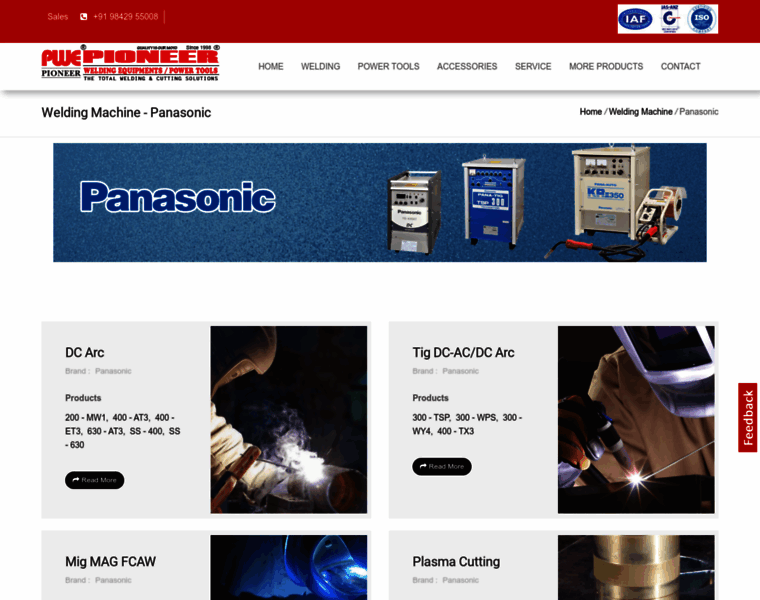 Panasonicwelding.in thumbnail