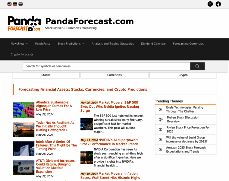 Pandaforecast.com thumbnail