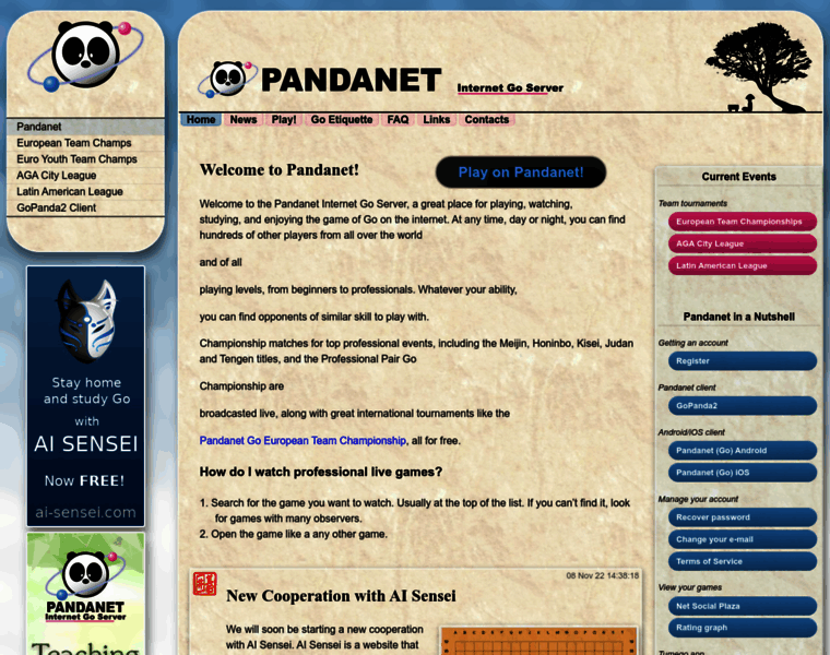 Pandanet-igs.com thumbnail