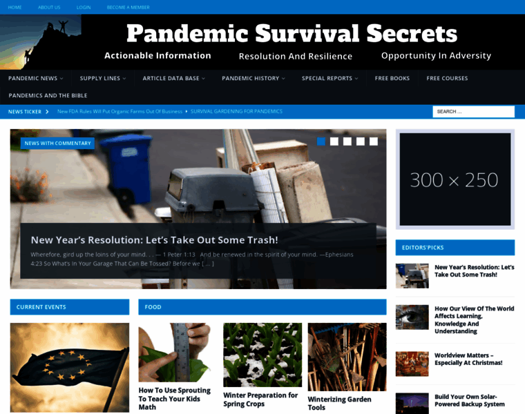 Pandemicsurvivalsecrets.com thumbnail