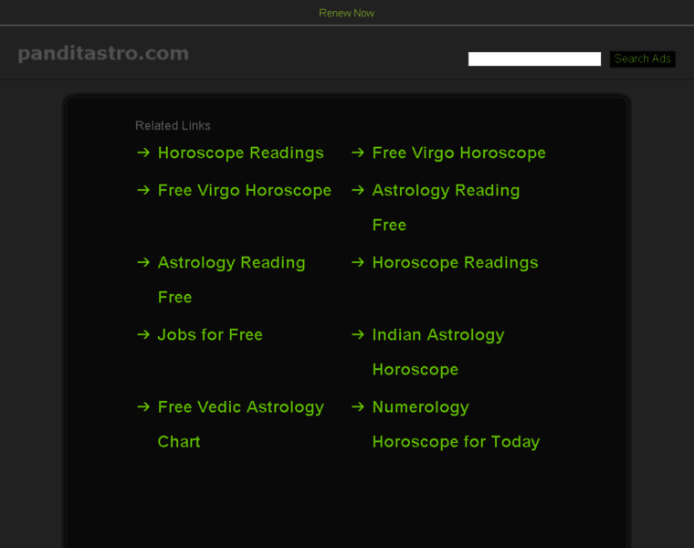 Panditastro.com thumbnail Panditastro.com thumbnail