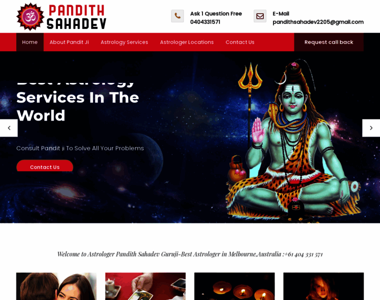 Pandithsahadev.com thumbnail
