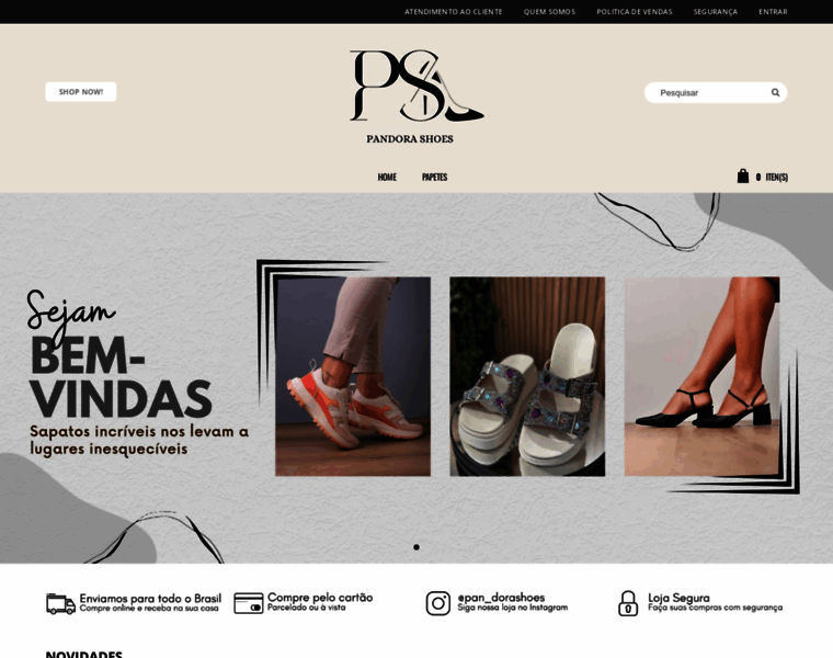 Pandorashoes.com.br thumbnail
