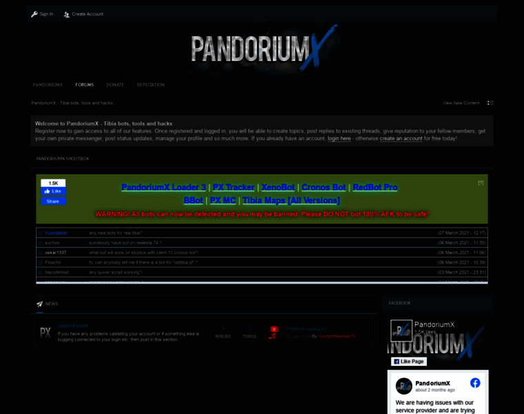Pandoriumx.com thumbnail