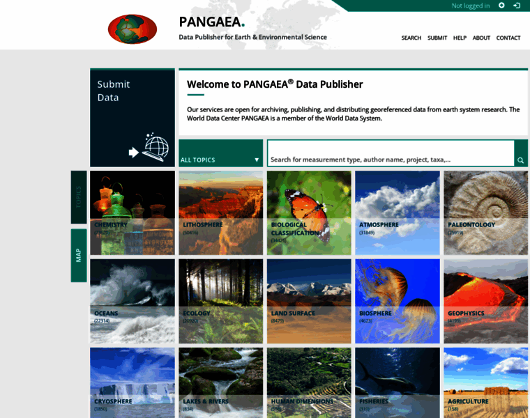 Pangaea.de thumbnail
