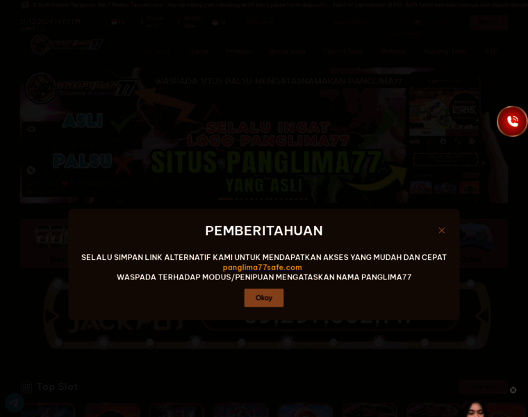 Panglima77game.com thumbnail
