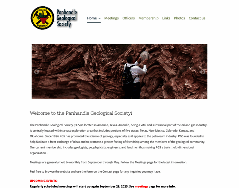 Panhandlegeologicalsociety.org thumbnail