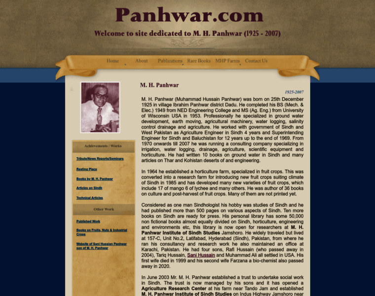 Panhwar.net thumbnail