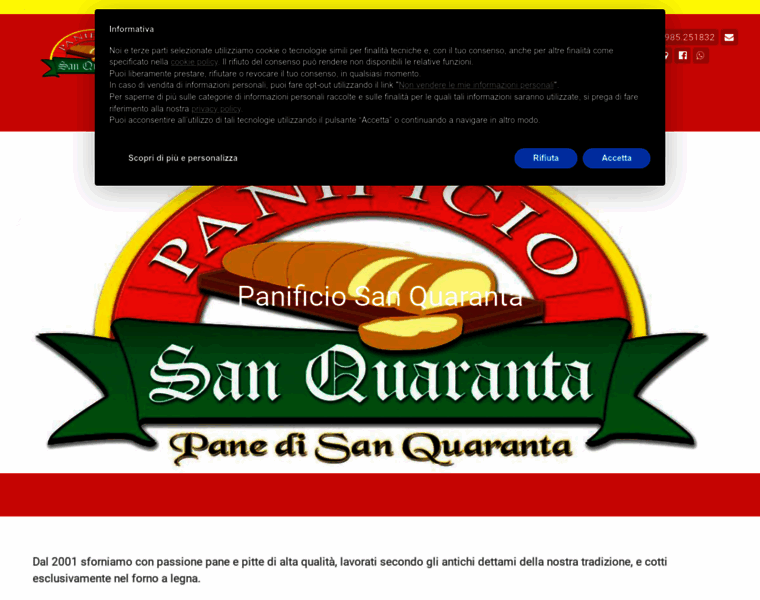 Panificiosanquaranta.it thumbnail