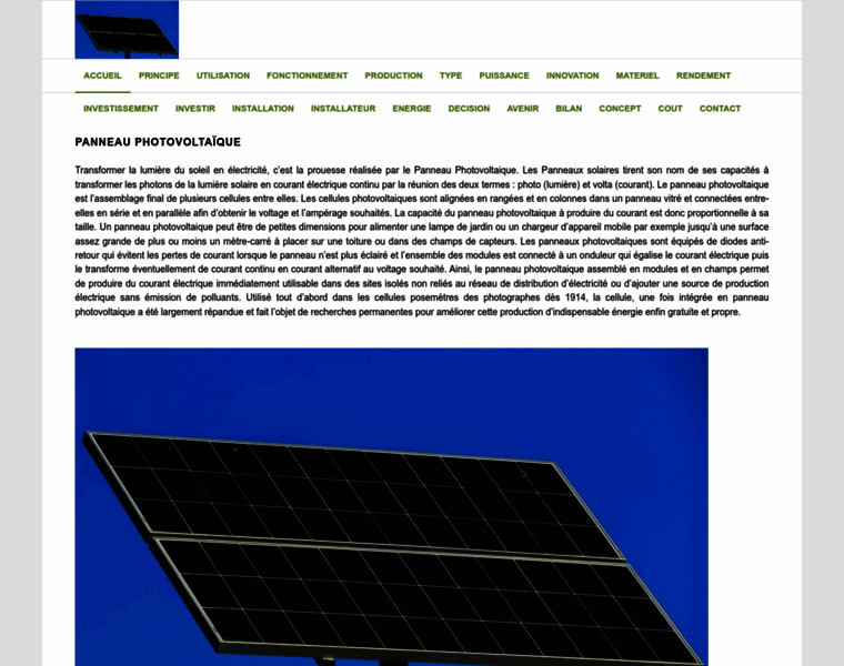 Panneau-photovoltaique.com thumbnail