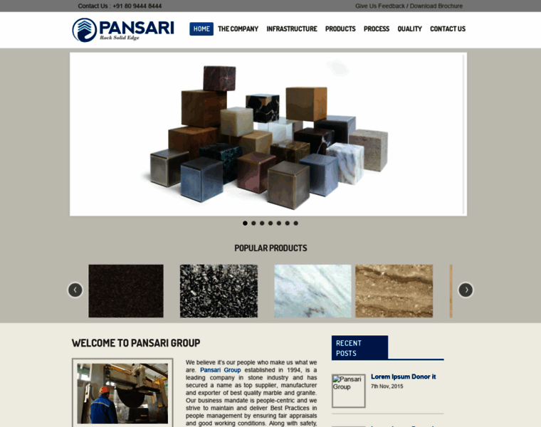 Pansari-group.com thumbnail