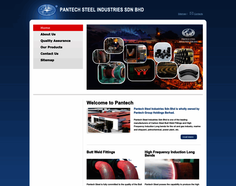 Pantechsteel.com thumbnail