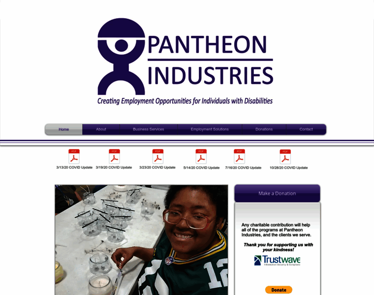 Pantheonindustries.org thumbnail