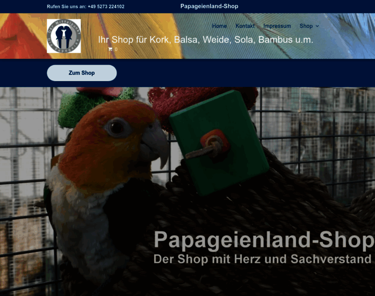 Papageienland-shop.de thumbnail
