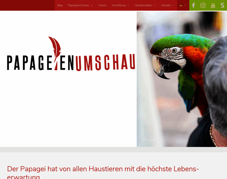 Papageienumschau.info thumbnail