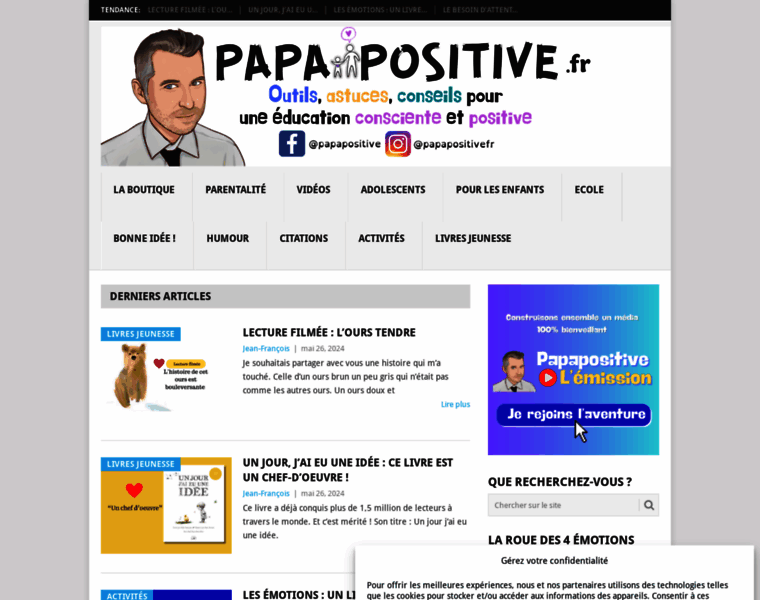 Papapositive.fr thumbnail