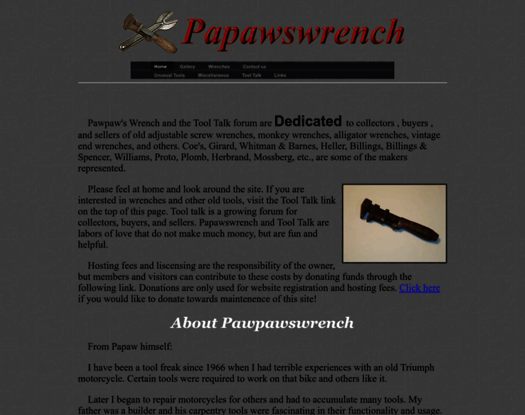 Papawswrench.com thumbnail