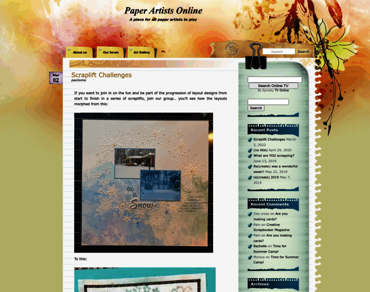 Paperartistsonline.com thumbnail