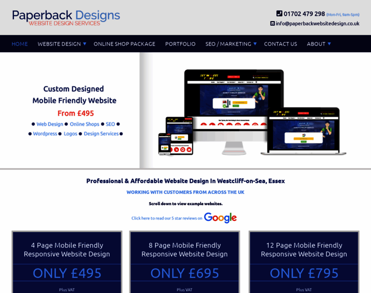 Paperbackwebsitedesign.co.uk thumbnail