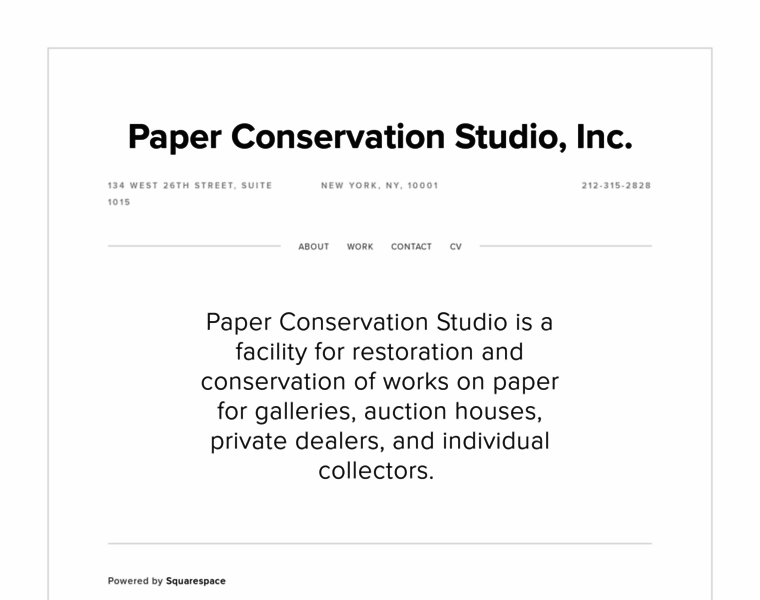 Paperconservationstudio.com thumbnail