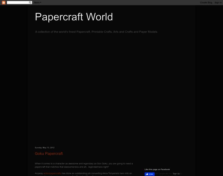 Papercraft-world.blogspot.com thumbnail