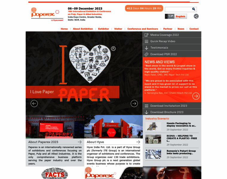 Paperex-expo.com thumbnail