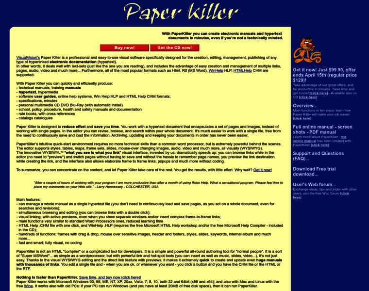 Paperkiller.com thumbnail