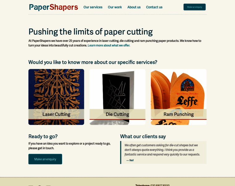 Papershapers.co.uk thumbnail