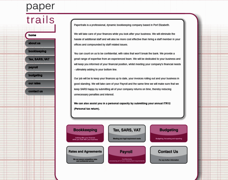 Papertrails.co.za thumbnail