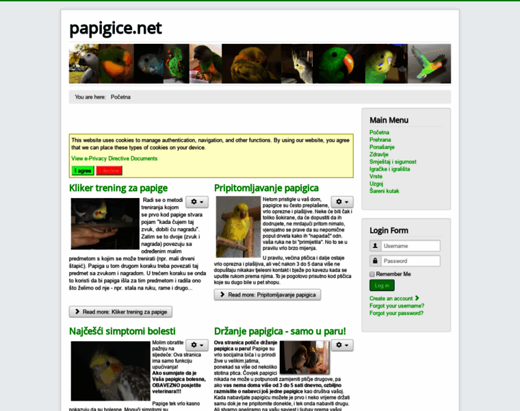 Papigice.net thumbnail