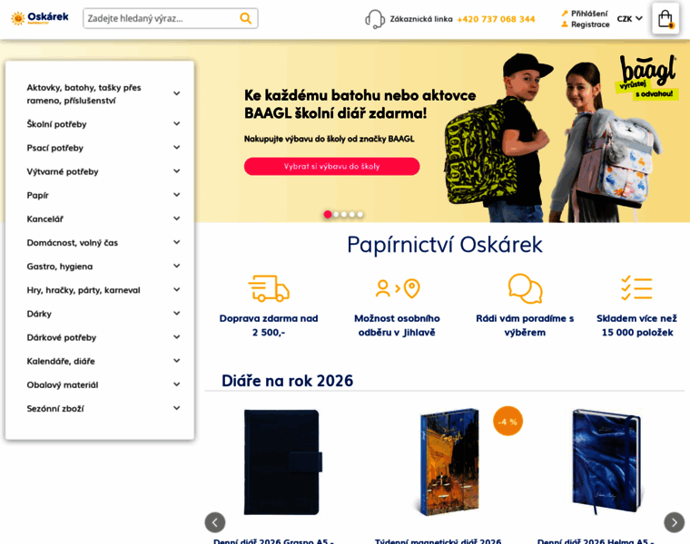 Papirnictvioskarek.cz thumbnail