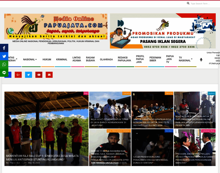 Papuajaya.com thumbnail