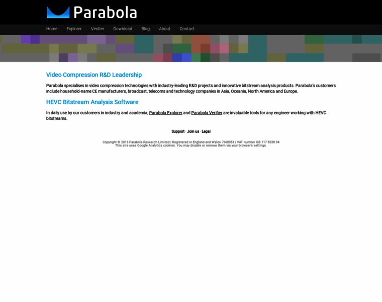 Parabolaresearch.com thumbnail